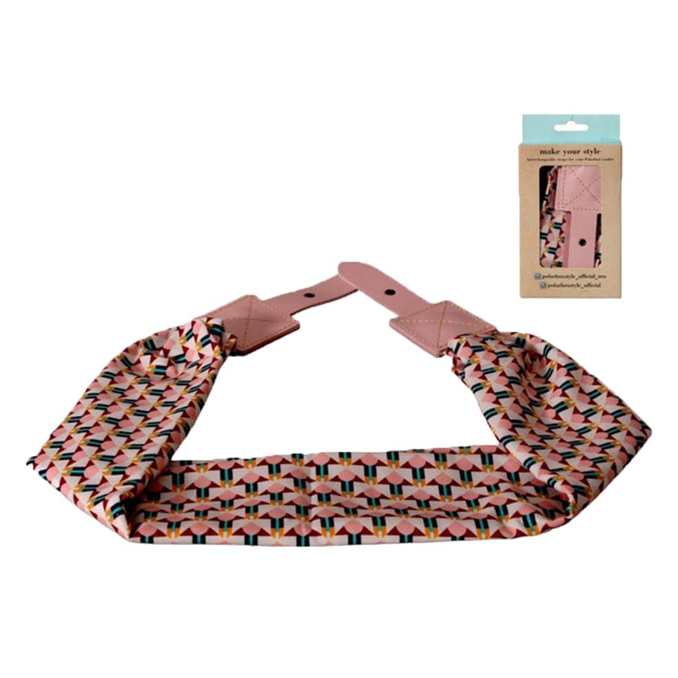 Polarbox Fabric Strap Geometric Pink