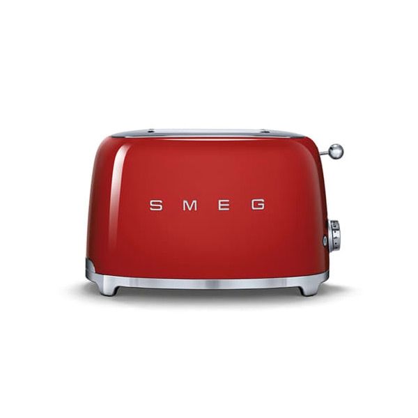 Smeg Red 50&#39;s Retro Style 4 Slice Toaster