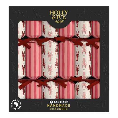 Holly &amp; Ivy Boutique Exclusive Blue Lemon Crackers, Pack of 6