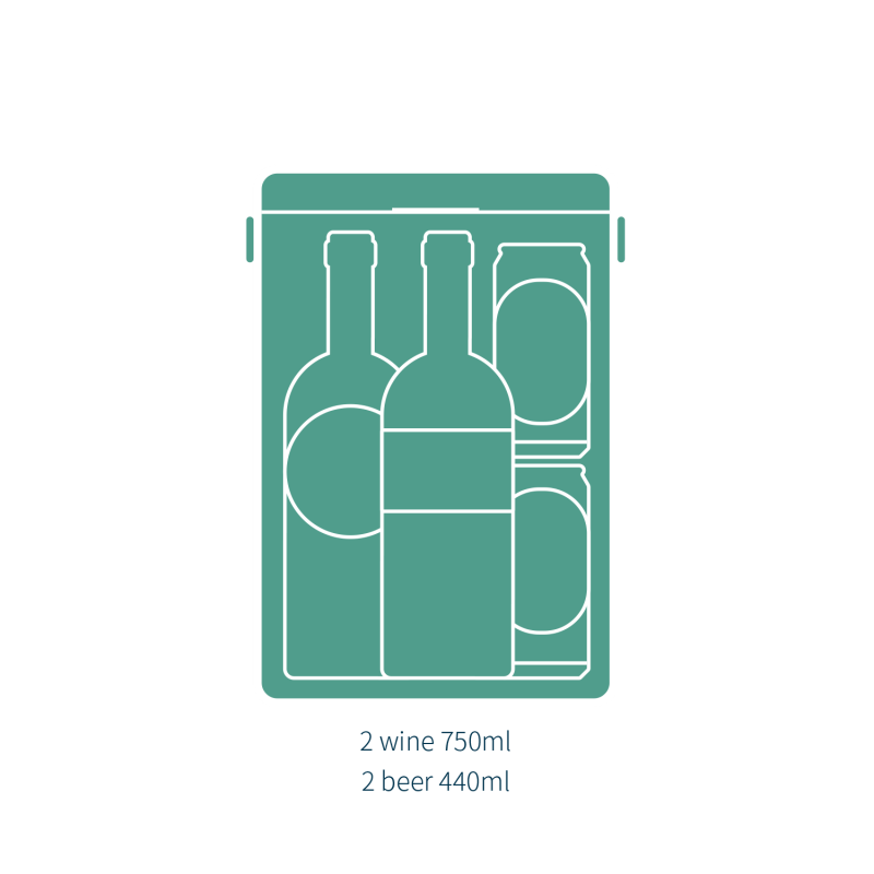 Drinks Box / Parisian Green